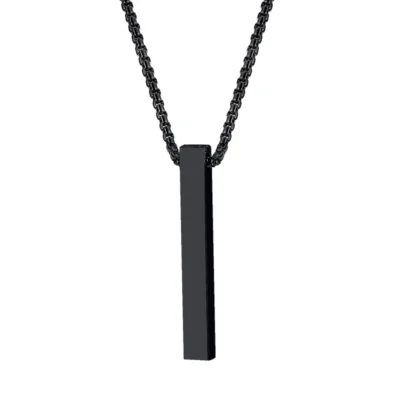 Cadena con pilar rectangular