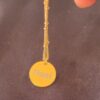 Cadena con placa circular - Imagen 8