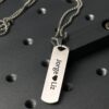 Cadena Placa Rectangular-Bordes Redondeados - Imagen 6