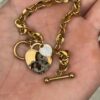 Brazalete dorado+corazon - Imagen 5