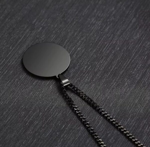Cadena con placa circular - Imagen 7