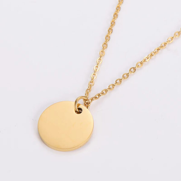 Cadena con placa circular - Imagen 5