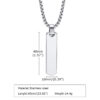 Cadena Placa Rectangular-Bordes Redondeados - Imagen 5