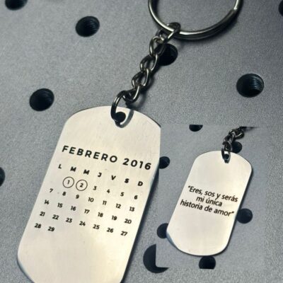 Llavero de Placa Militar